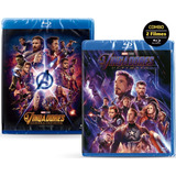 Blu-ray Vingadores Guerra Infinita E Ultimato - Novo Lacrado