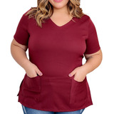Blusa Bata Camisa Scrub Pijama Hospitalar Cirúrgico Gg Sh