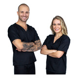Blusa Bata Camisa Scrub Pijama Hospitalar Cirúrgico Unissex
