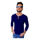 Blusa Bata Ilhós Slim Segunda Pele Viscolycra Manga Longa
