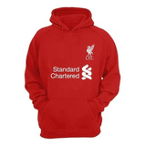 Blusa De Moletom Canguru Time Futebol Europeu Liverpool