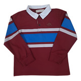Blusa Gola Polo Infantil Menino Alphabeto Manga Longa