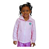 Blusa Infantil Palmeiras Rosa Moletom Oficial