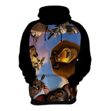 Blusa Moletom Madagascar Alex Glória Martu Melman Filme 8