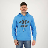Blusão Moletom Umbro Grêmio Graphic Fan Azul