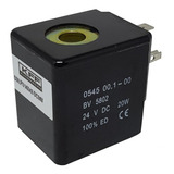 Bobina Solenoide 24v Para Válvula Pneumática Orifício 14mm