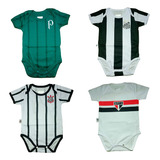 Body Bebê Camisa Jogo Futebol Unissex Lindo São Paulo