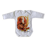 Body Bebê Luxo Flash Gordon Morte Ao Ming Super Heroi Antigo