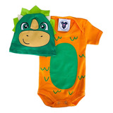 Body Bebe Menino Personagens + Touca - Escolher Modelo