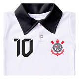 Body De Bebê Corinthians Camisa Polo Time Futebol Oficial