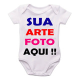 Body De Bebê Infantil Personalizado Com Nome Frase Foto