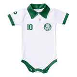 Body De Bebê Palmeiras Camisa Polo Torcida Baby