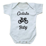 Body Para Bebê Roupinha Ciclista Baby Divertido Bicicleta