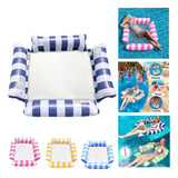 Boia Rede Piscina Cama Flutuante Inflável Deitado Grande