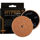 Boina De Espuma Laranja Média Refino Hyper 3 Polegadas Kers