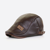 Boina Promocional De Couro Genuíno Premium Estilo Italiano