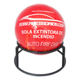 Bola Automatica Extintora De Incêndio Abc Com Suporte 1,3k