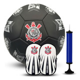 Bola Corinthians Campo Society Original Oficial + Caneleira