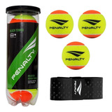 Bola De Beach Tennis Penalty Kit Com 3 Und Bolinha Praia Pro