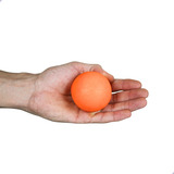 Bola De Borracha De 55 Mm Para Cães E Animais De Estimação Médio Laranja Grande Touro Animal De Estimação