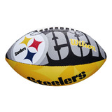 Bola De Futebol Americano Nfl Pittsburgh Steelers Team Logo Jr Wilson