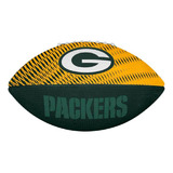 Bola De Futebol Americano Wilson Nfl Jr Green Bay Packers Cor Amarelo/verde