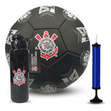 Bola De Futebol Corinthians Oficial Licenciada + Squeeze Kit