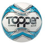 Bola De Futebol De Campo Slick 2020 Topper Cor Azul/preto
