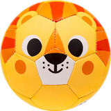 Bola De Futebol Infantil Buba Zoo +12m Estampa Divertida Leã
