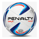Bola De Futebol Penalty Max 500 Termotec Xxiv Nº 4 Unidade X 1 Unidades Cor Branco E Azul E Vermelho