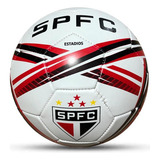Bola De Futebol São Paulo Spfc Sportcom Bola De Futebol - Sportcom Nº 5 Unidade X 1 Unidades Cor Vermelho, Preto E Branco