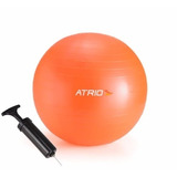 Bola De Pilates Atrio Es119 Cor Laranja Com Inflador - Unidade