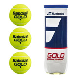 Bola De Tênis Babolat Gold Championship Tubo 3 Bolinhas Itf
