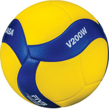 Bola De Vôlei Mikasa V200w N° 5 Cor Amarelo/azul