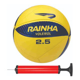 Bola De Vôlei Oficial Quadra Praia Rainha 2.5 + Bomba De Ar