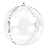 Bola Esfera Acrílico Transparente 5cm 10u Artesanato Enfeite