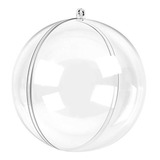 Bola Esfera Acrílico Transparente 5cm 20u Artesanato Enfeite