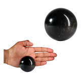 Bola Esfera Obsidiana Negra Pedra Natural De Cura 230g 5cm