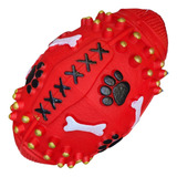 Bola Futebol Americano Grande Vermelho Pet