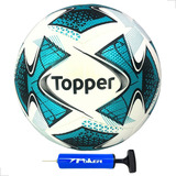 Bola Futebol Campo Topper 22 Grama Tamanho Oficial +bomba Ar