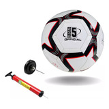 Bola Futebol Costurada Campo E Society + Bomba De Ar Cor Bola De Futebol Profissional