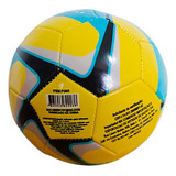 Bola Futebol Tamanho 5 Capotão + Bomba D/ar E Bico Cor Amarelo