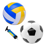 Bola Futebol + Vôlei Kit 2 Campo Quadra Society C Bomba Ofic