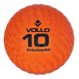 Bola Infantil Escolar Queimada T10 Vollo Iniciação Esportiva Cor Laranja