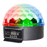 Bola Maluca Com Dmx Profissional Dj Sensor De Musica 9 Cores 110v/220v
