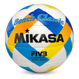 Bola Mikasa Volei Praia Beach Volley Fivb Original Costurada