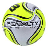Bola Penalty 500 8 X - Branco/amarelo - Futsal
