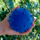 Bola Pet Brinquedo Cachorro Bolinha Anti Stress Dog Cor Cravo 100mm Azul