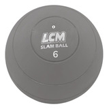 Bola Slam Ball De Borracha 6kg Cinza Lcd Borrachas