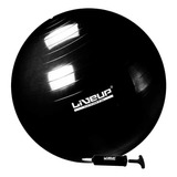 Bola Suiça Premium - 65cm - Preta - Liveup Sports Com Bomba